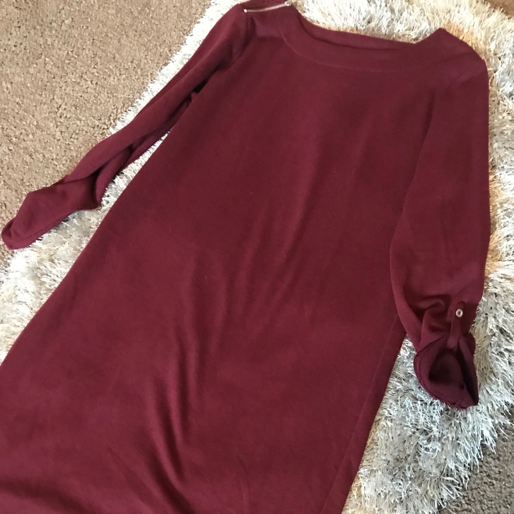 Burgundy Mossimo Tunic